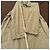 Burberrys Trench Coat Balmacaan Beige in Cotone - vista 10