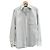 Camicia Burberry London in lino a righe bianco e azzurro Blu chiaro