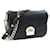 Borsa a tracolla in pelle nera Prada Nero