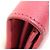 Saffiano Prada Bi-fold Long Wallet aus rosa Leder Pink Metallisch - Ansicht 4