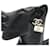 Orecchini Chanel Matelasse Stud Nero Bianco  - vista 6