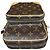 Borsa a tracolla Louis Vuitton Amazon Monogram Marrone - vista 10