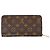 Zippy Wallet Louis Vuitton Braun Fuschia - Ansicht 2