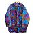 Missoni Steppjacke mit geometrischem Multicolour-Print Braun Pink Blau Golden Lila