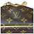 Borsa a Spalla Louis Vuitton Palermo PM Monogram Marrone - vista 13