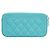 Borsa a tracolla Chanel Boy verde Turchese - vista 3