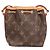 Borsa a Spalla Louis Vuitton Nano Noe Monogram Marrone - vista 3