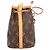 Borsa a Spalla Louis Vuitton Nano Noe Monogram Marrone - vista 4