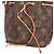 Borsa a Spalla Louis Vuitton Nano Noe Monogram Marrone - vista 8