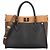 Bolso de Hombro Louis Vuitton On My Side MM Castaño Negro