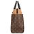 Bolso de Hombro Louis Vuitton On My Side MM Castaño Negro - vista 4