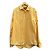 Etro Milano Camisa de Algodão Listrada Slim Fit Branco Amarelo
