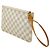 Borsa Louis Vuitton Damier Azur Neverfull MM con Accessory Pouch Bianco - vista 2
