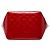 Borsa Louis Vuitton Monogram Vernis Bellevue PM Rosso - vista 3