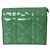 Cartera tríptico Christian Dior Cannage Verde - vista 2
