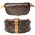 Borsa a Spalla Louis Vuitton Tambourin Monogram Marrone - vista 4