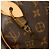 Louis Vuitton Monogram Speedy 25 Mini Boston Bag Marrone - vista 13