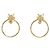 Pendientes Louis Vuitton Bouclédreilles LV Eclipse M00763 Dorado