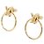 Pendientes Louis Vuitton Bouclédreilles LV Eclipse M00763 Dorado - vista 2