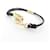Bracciale Charm Louis Vuitton Nero D'oro - vista 3