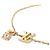 Bracciale Charm Lulugram Louis Vuitton Marrone D'oro - vista 2