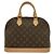 Borsa Louis Vuitton Monogram Alma PM Marrone - vista 2