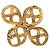 Spilla Vintage Chanel Coco Mark D'oro - vista 2