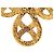 Spilla Vintage Chanel Coco Mark D'oro - vista 3