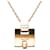 Hermès Collier Eileen Hermes Rose Doré  - vue 2
