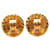 Timeless Orecchini tondi Chanel Coco Mark D'oro  - vista 2