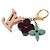 Portachiavi Bijou Sac Playtime Louis Vuitton Multicolore D'oro - vista 2