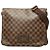 Borsa a Spalla Louis Vuitton Damier Brooklyn MM Marrone