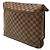 Borsa a Spalla Louis Vuitton Damier Brooklyn MM Marrone - vista 2