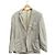 Autre Marque Blazer a righe C.P. Company in cotone e lino Bianco Blu scuro