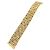 Autre Marque Bracciale a nastro a 4 file, oro giallo, platino e diamanti. - vista 3