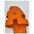 Oran orangefarbene Ledersandalen Hermès * Größe 38 * - Ansicht 2