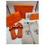 Oran orangefarbene Ledersandalen Hermès * Größe 38 * - Ansicht 9