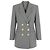 Christian Dior Double-Breasted Grey Wool Blazer