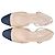 Chanel Ballerine slingback bicolore Nero Beige