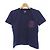 Hermès Camiseta de algodón Hermes CANOE/CARTOUCHE Azul Azul marino
