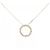 Autre Marque Collana con Diamanti Au750 D'oro