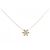 Autre Marque Collana Snowflake in Diamanti Au750 D'oro