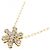 Autre Marque Collana Snowflake in Diamanti Au750 D'oro - vista 3