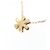 Autre Marque Collana Snowflake in Diamanti Au750 D'oro - vista 4