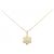 Autre Marque Collana a Fiore con Diamanti in Au750 D'oro