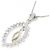 Autre Marque Collana in Zaffiro e Diamante Pt900 Pt850 Argento - vista 4