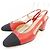 Timeless Chanel Slingback Lederschuhe Rot - Ansicht 3