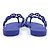 Sandálias Hermès 241051Z Thermopolyurethane 36 Azul Azul marinho - vista 5