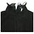 Polo Ralph Lauren Plissee-Georgette-Kleid aus Polyester Schwarz - Ansicht 5