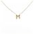 Autre Marque AHKAH Au750 Diamond Initial Halskette Golden